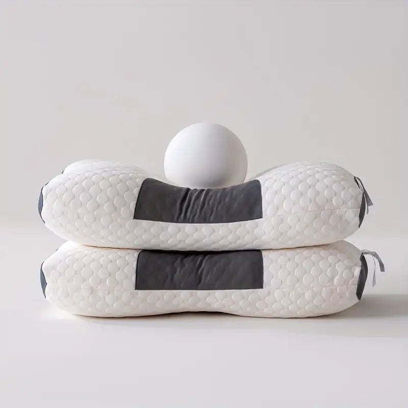 1pc/2pcs Neck Pillow For Sleeping Soft, Adjustable Ergonomic Contour Support Pillow, High Quality Pillow Core, Removable Cove