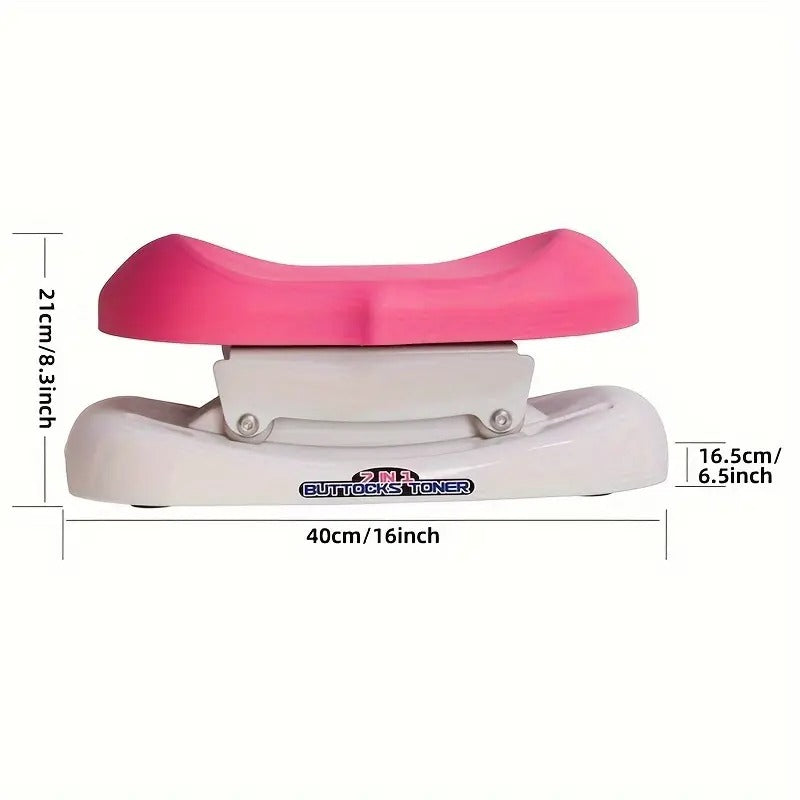 Pink Iron Massage Trainer - Body Shaping Machine for Ab Exercise, Buttock Lift and Hip Training - Waist Trainer for Christmas