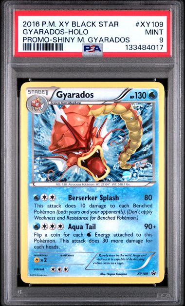Gyarados Promo XY109 PSA 9