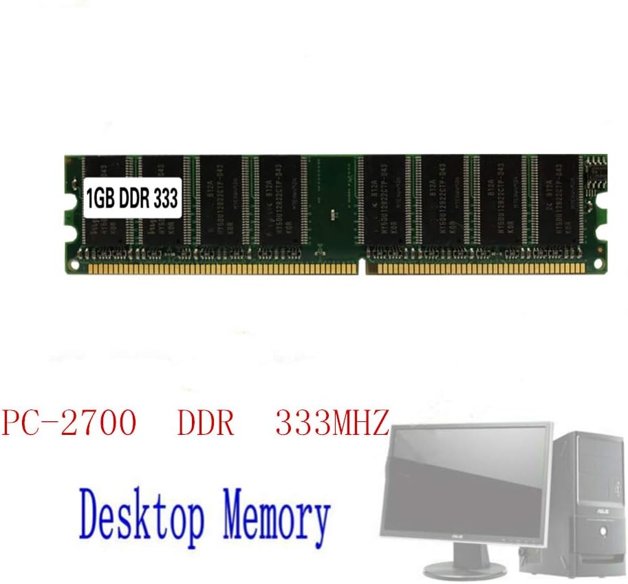1 GB DDR PC 2700 DDR 1 333 MHZ Desktop PC Memory Module Desktop Computer DDR1 RAM