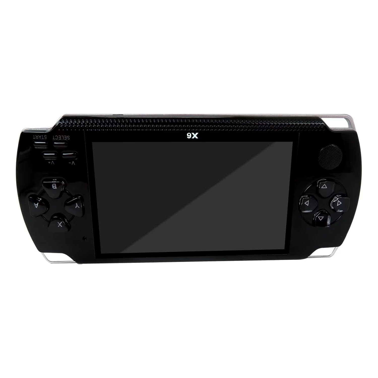 10000 Games Built-In 4.3" 8GB 128Bit Retro Portable Handheld Video Game Console Built in 10000 Games 8 Bit Game Player Handheld Game Console Dual Wireless Controller Gamepad HD&AV TV Output(Black)