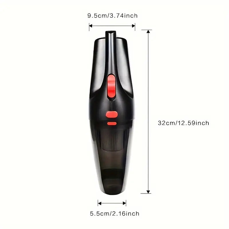 Mini Handheld High-Power Car Vacuum Cleaner, Car Dust Removal And Cleaning Products, Easy-To-Clean Pet, Handheld Vacuum Cleaner, Car Vacuum Cleaner, Without Battery