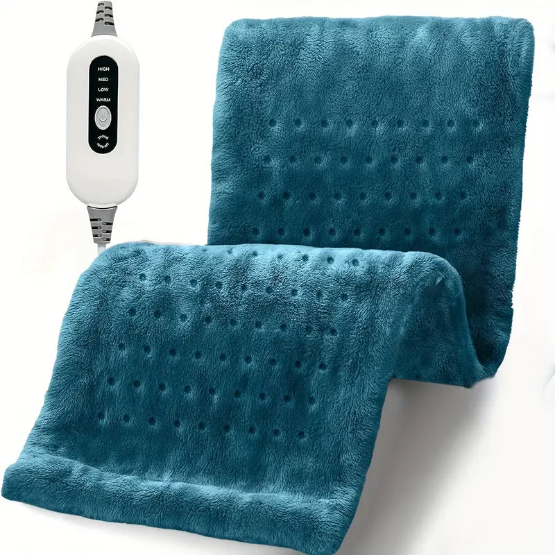 Electric Heating Pads for Back, Neck, Shoulder, Arms, Abdomen, 130W Fast Heating to 150°F, 4 Heat Settings, Auto-Off, 24" X 12" Lightweight Light Beige Fabric, Moist/Dry Option, Washable, Heated Pad for Knee, Leg, Father's Day & Birthday Gifts for Mom Dad