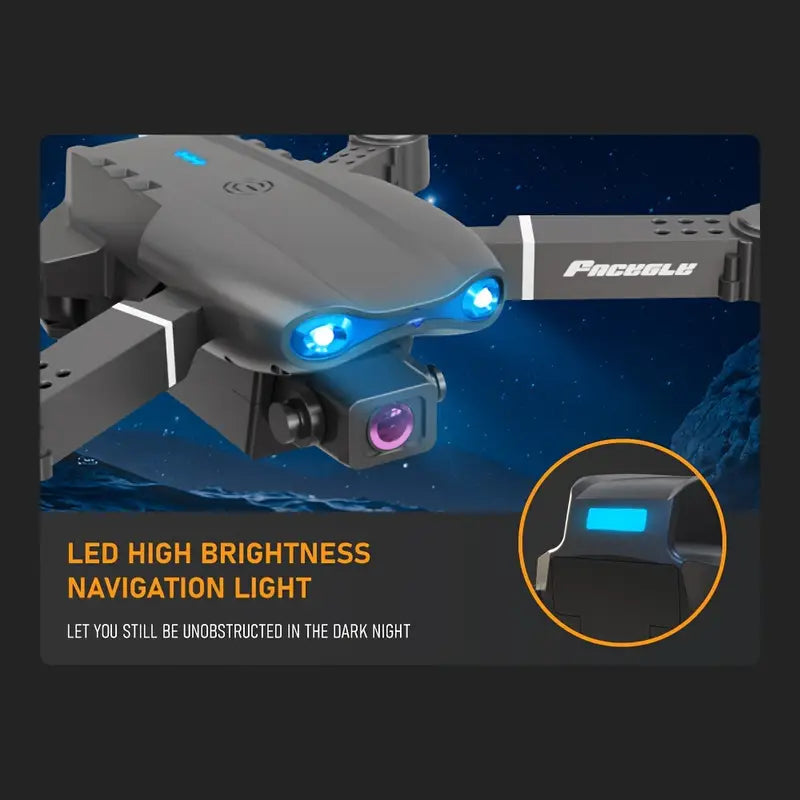 E99 Drone with Camera, Foldable RC Quadcopter Drone, Remote Control Drone Toys for Beginners Men'S Gifts, Indoor And Outdoor Affordable UAV, Christmas Halloween Thanksgiving Gift
