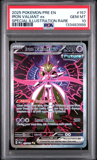Iron Valiant ex Prismatic Evolution 157/131 PSA 10
