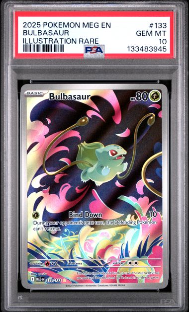 Bulbasaur Mega Evolution 133/132 PSA 10