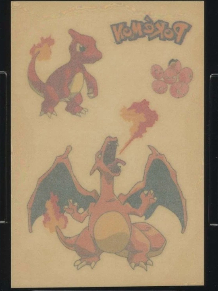 Merlin Pokémon Temporary Tattoos ( Charizard. Charmeleon. Exeggcute)