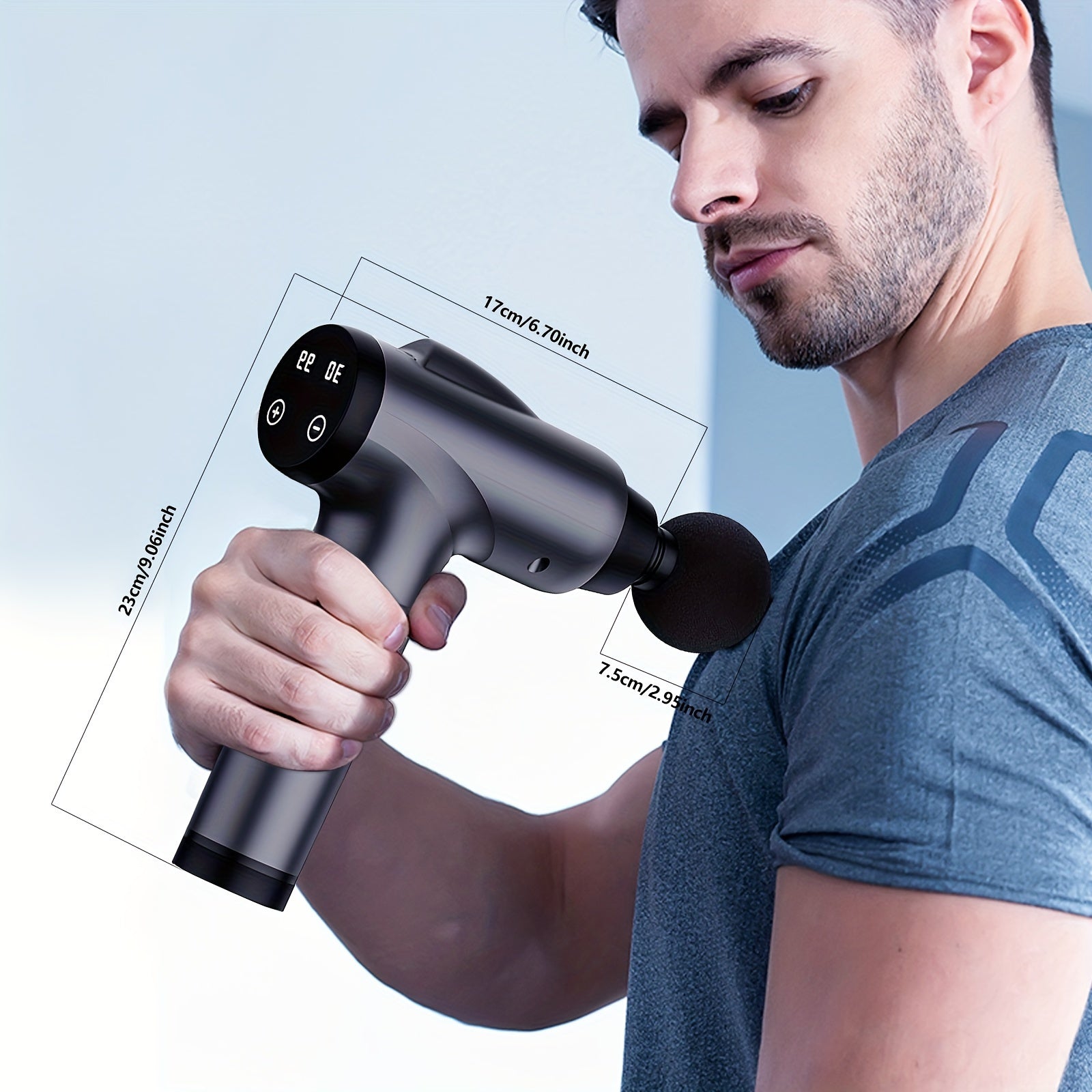 Massage Gun for Full Body And Back Arm Massage, Deep Tissue Massage Gun, Handheld Electric Muscle Massager, Suitable for Sports And Fitness. Gifts for Both Men And Women, Gifts for Parents, Father'S Day Gifts.