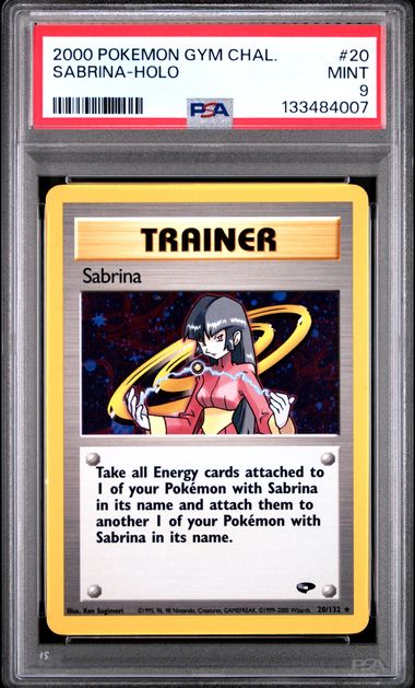 Sabrina Gym Challange 20/132 PSA 9