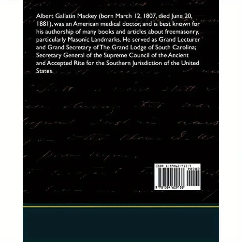 The Principles of Masonic Law by Albert G. Mackey, English Edition, Published by Book Jungle, with Historical and Philosophical Insights into Freemasonry