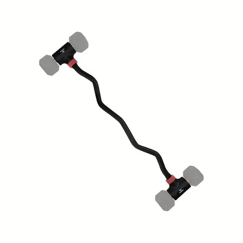 [1pc Adjustable Dumbbell] 1pc Adjustable Dumbbell to Curl Barbell Converter | Black Iron Spring Tensioner for Full-Body Workouts, Strength Training