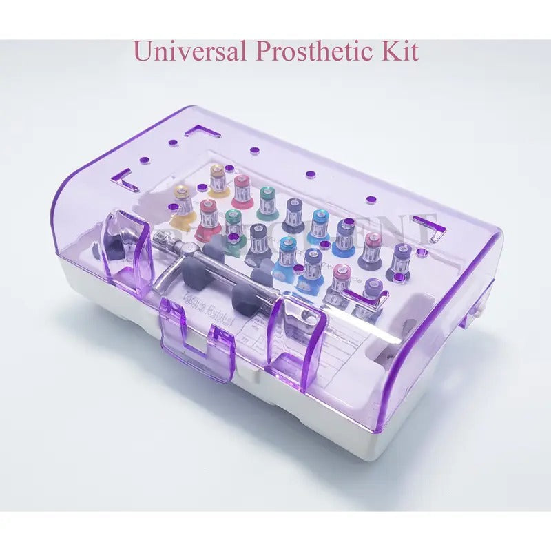 Dental Implant Universal Prosthetic Kit - All Major Systems Compatible Driver Set, Torque Wrench | Practice Tool Kit OS1017