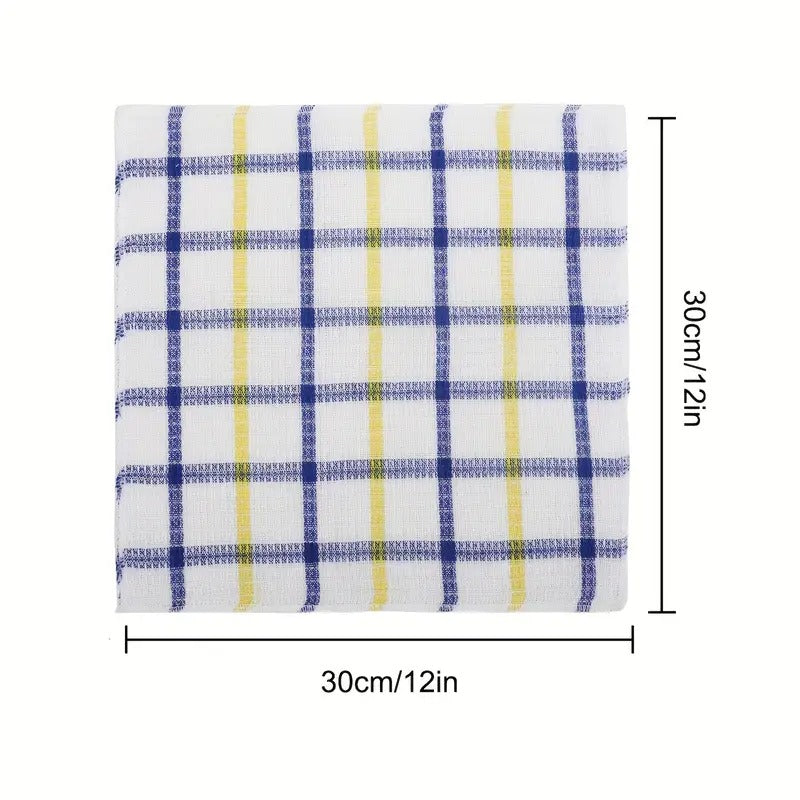 15pcs Soft & Absorbent Kitchen Dish Cloths for Washing Dishes - Dish Cloths & Dish Towels for Efficient Cleaning - Reusable, Durable, 30cm/12in, Ideal for Household Chores Kitchen Towels Dish Rags Dish Towels