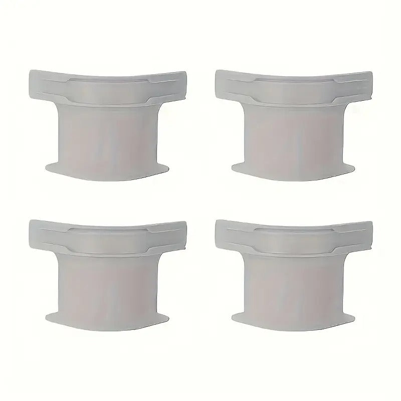 A Set of 4 Invisible Bed Sheet Fixing Clips, Seamless And Durable Polypropylene Buckle, Gray, Reinforced Anti Slip Design Suitable for All Sizes of Headboards And Sidewalls