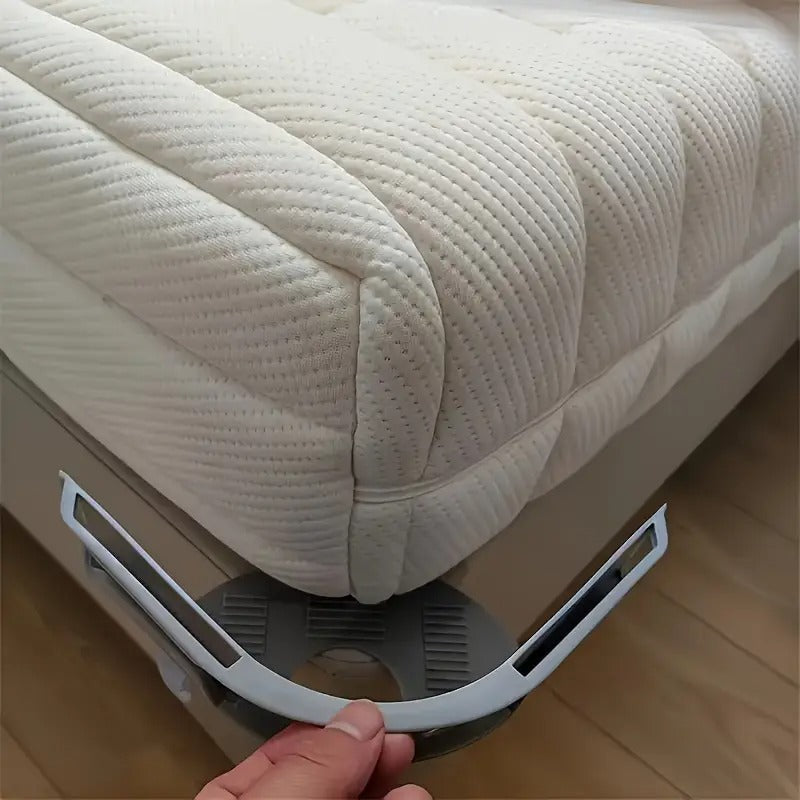 A Set of 4 Invisible Bed Sheet Fixing Clips, Seamless And Durable Polypropylene Buckle, Gray, Reinforced Anti Slip Design Suitable for All Sizes of Headboards And Sidewalls