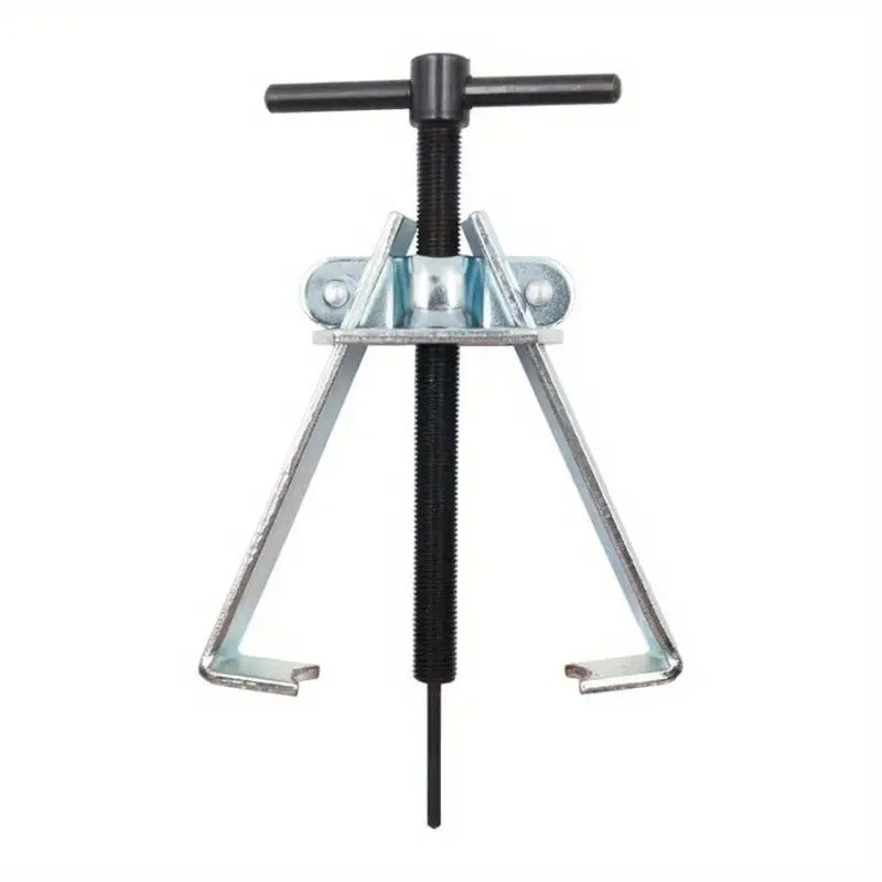 Screw Drive Faucet Handle Puller - Adjustable Length, Durable Metal Construction with Ergonomic Grip for Tight Spaces, Secure Installation & Easy Removal, Fits Most Faucets, Plumbing Tool, Sleek Metallic Finish, Robust Design,