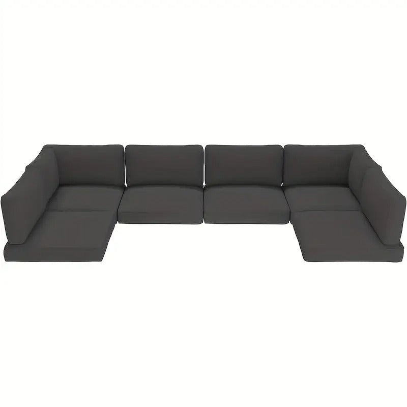 14pcs Outdoor Seat Cushions, Furniture Replacement Cushions with 6 Seat Cushion Covers And 8 Back Covers, for Sofa And Chair