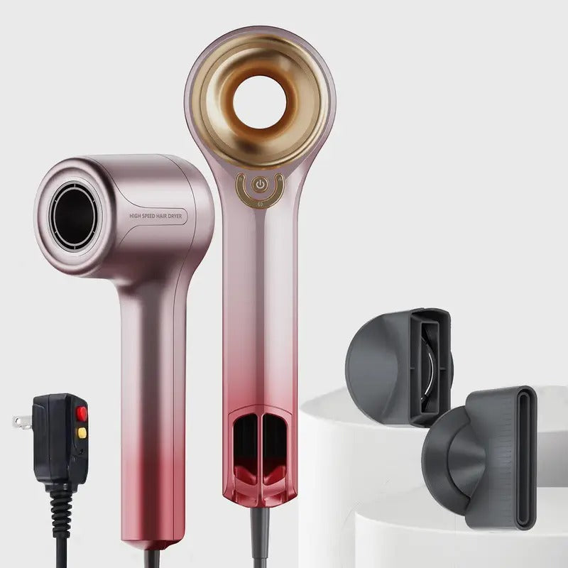 Professional Hair Dryer with Advanced Airflow Technology - Fast Drying, Frizz Control, 200M Negative Ions, 12 Customizable Modes, Lightweight Travel Design (Valentine's Gift Ready)