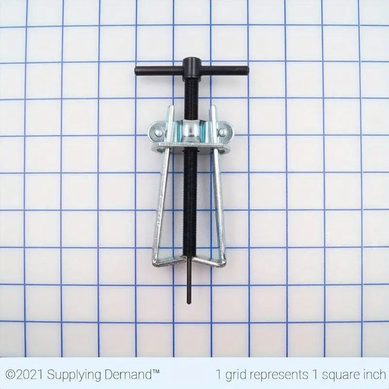 Screw Drive Faucet Handle Puller - Adjustable Length, Durable Metal Construction with Ergonomic Grip for Tight Spaces, Secure Installation & Easy Removal, Fits Most Faucets, Plumbing Tool, Sleek Metallic Finish, Robust Design,