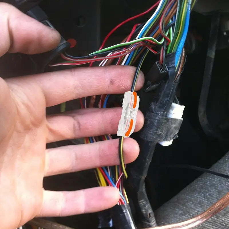 80pcs Quick Connect Wire Connectors, Insulated Push-On Electrical Ends For Automotive And DIY Projects, Easy-to-Use Crimp And Butt Connector Kit For 24-12AWG Wire Gauge