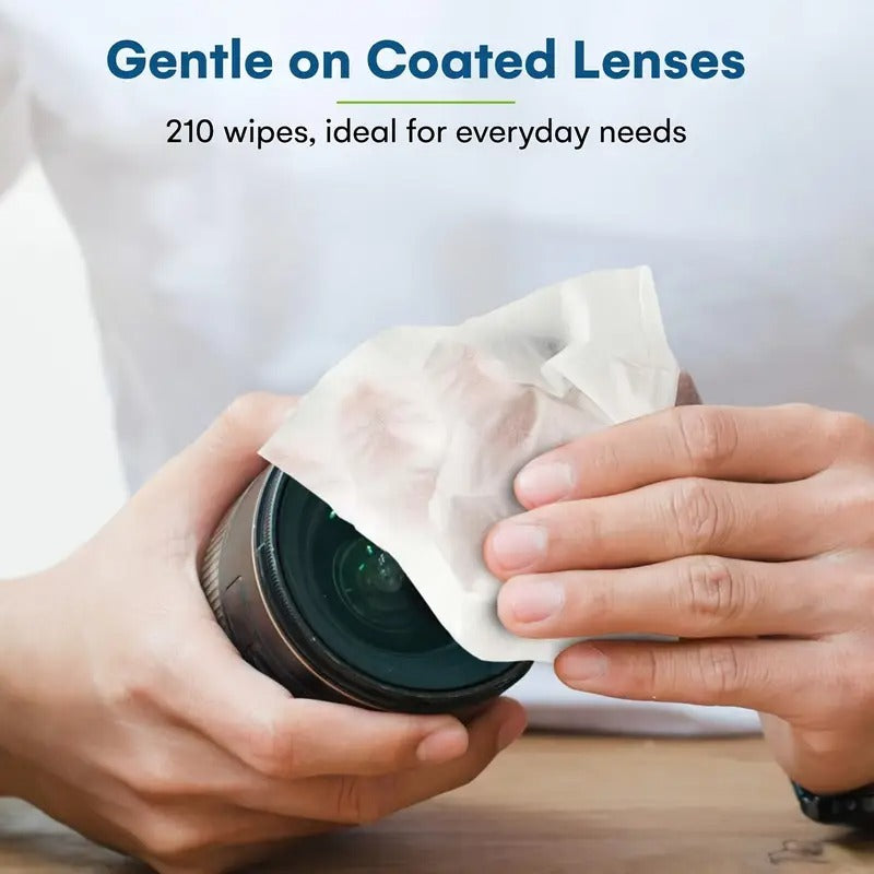 500pcs Of Lens Wipes - Pre-moistened Glasses Lens Cleaning Wipes - Individually Wrapped Scratch And Streak Free Glasses Wipes Lens Cleaning, for Fashion Glasses And Camera Lenses