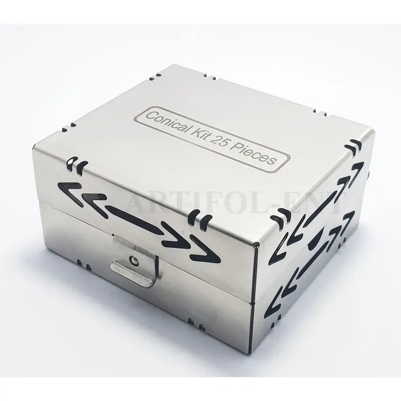 ARTIFOL Implant 25 Pcs Conical Drills Kit with Stoppers Set OS1020