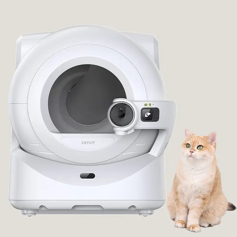 PETKIT Self-Packing & AI-Powered Camera Automatic Cat Litter Box, 5G WiFi Self Cleaning Cat Litter Box, True Hands-Free Auto Scooping Cat Litter Box