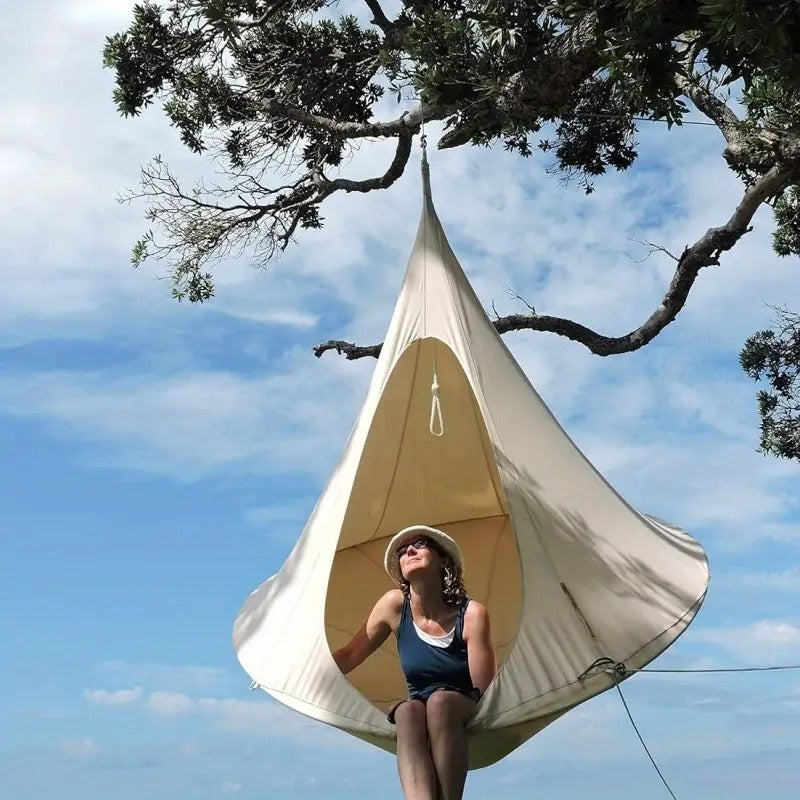 Waterproof Double Swing Portable Hanging Chair Hammock, Aerial Tent Swing Outdoor Chair, Butterfly Shape Outdoor Camping Leisure Swing, Teepee Tree Hanging Hammock, Suitable For Outdoor, Garden, Indoor, Grass