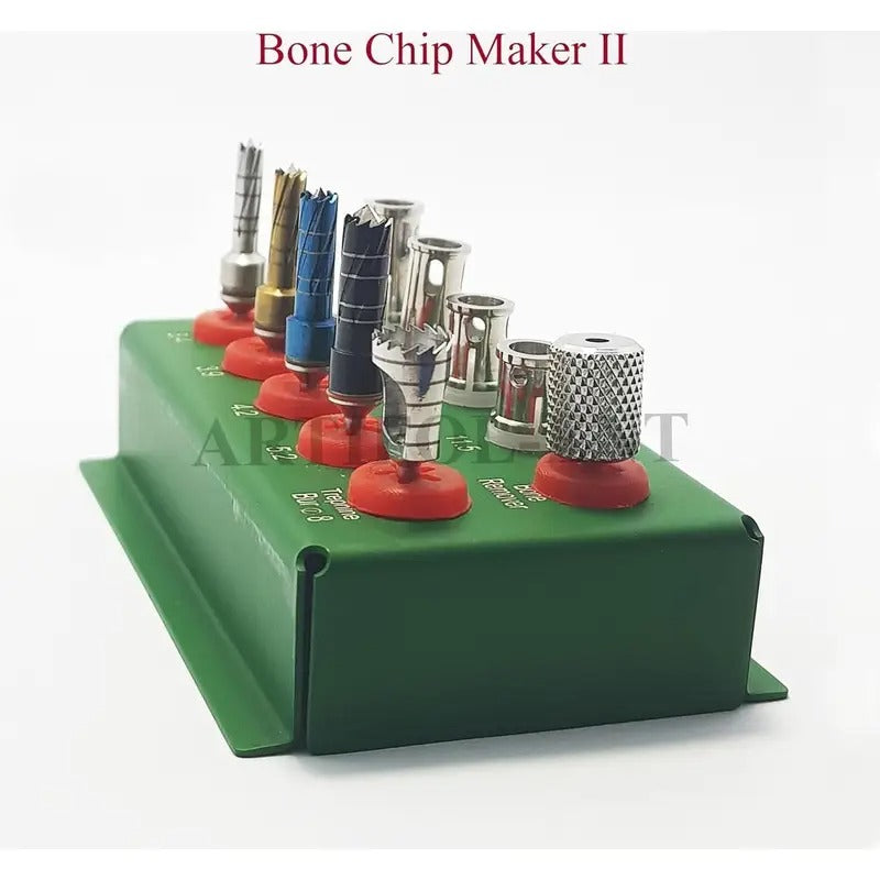 Dental Implant Chip Maker with Stopper Bone Collector Kit 10 Pcs
