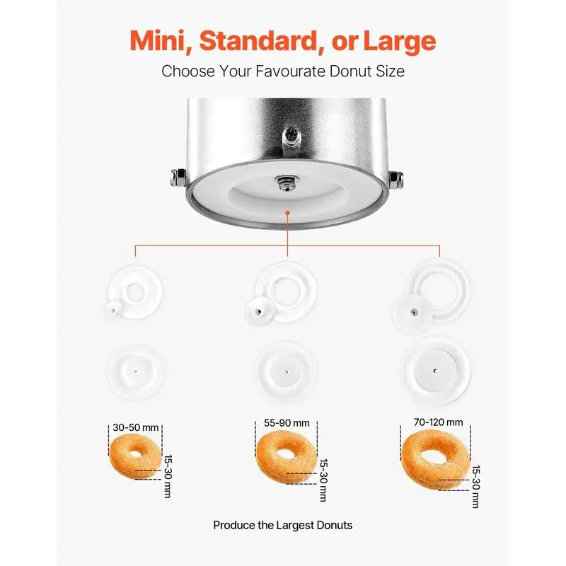 Commercial Automatic Donuts Making Machine Doughnut Maker Single Row 90 PCS/H