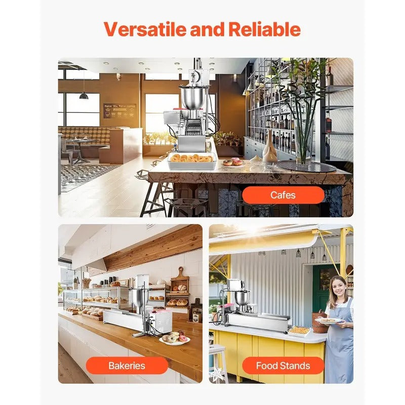 Commercial Automatic Donuts Making Machine Doughnut Maker Single Row 90 PCS/H