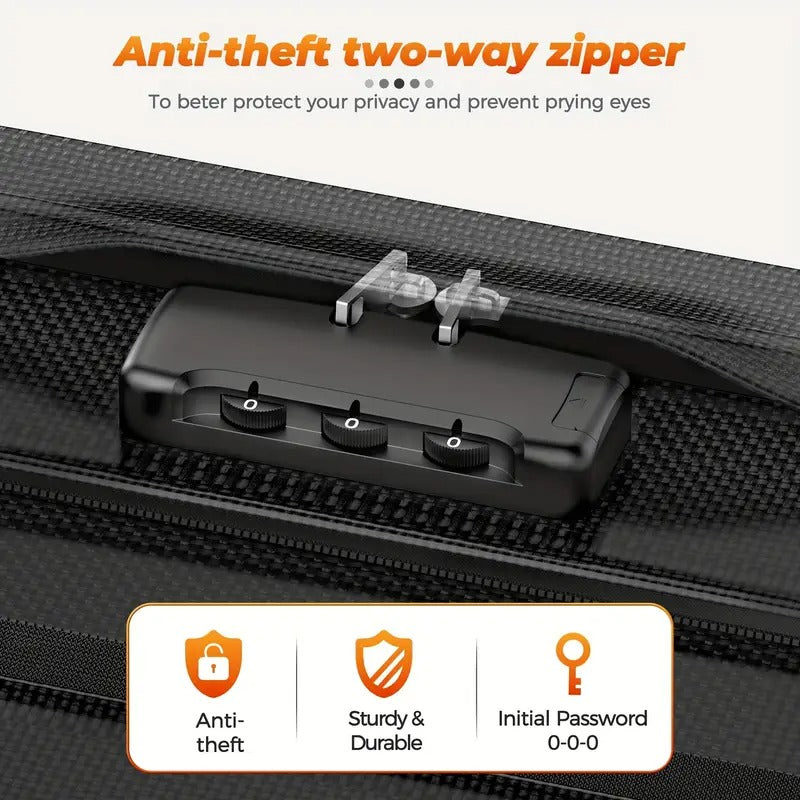 5200°F Fireproof & Waterproof Document Organizer with Lock - Heat Insulated Portable File Box for Home, Travel, Office - Durable Classic Design with Multiple Compartments & Secure Lock, Fireproof Document Holder