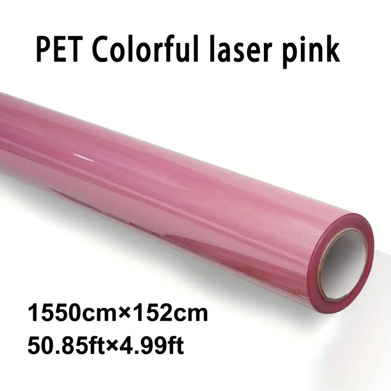 1550×152cm/50.85×4.99ft Colorful Laser Powder Car Color-changing Film | Seamless Fit | Anti-bubble Technology Appearance | Upgraded Accessories | Anti-scratch Coating
