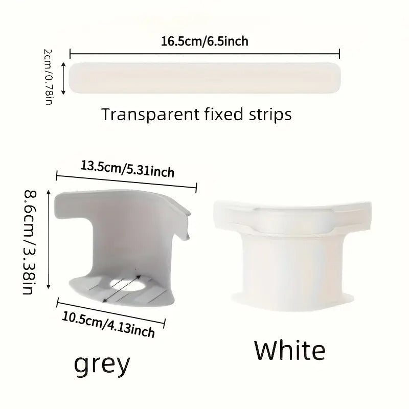 A Set of 4 Invisible Bed Sheet Fixing Clips, Seamless And Durable Polypropylene Buckle, Gray, Reinforced Anti Slip Design Suitable for All Sizes of Headboards And Sidewalls