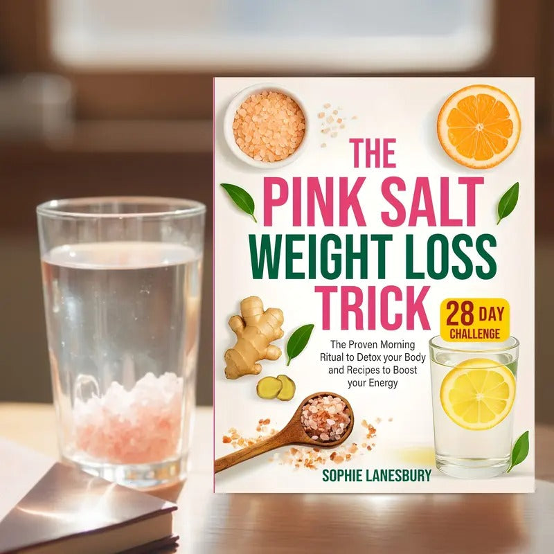 The Pink Salt Weight Loss Trick: The Proven Morning Ritual to Detox Your Body and Recipes to Boost Your Energy | 28-Day Challenge for Optimal Health, KISUGBY, Notebooks & Journals, Perfect for Room Decor