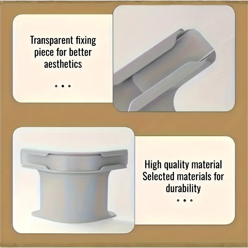 A Set of 4 Invisible Bed Sheet Fixing Clips, Seamless And Durable Polypropylene Buckle, Gray, Reinforced Anti Slip Design Suitable for All Sizes of Headboards And Sidewalls