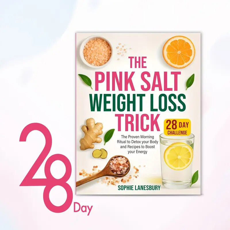 The Pink Salt Weight Loss Trick: The Proven Morning Ritual to Detox Your Body and Recipes to Boost Your Energy | 28-Day Challenge for Optimal Health, KISUGBY, Notebooks & Journals, Perfect for Room Decor