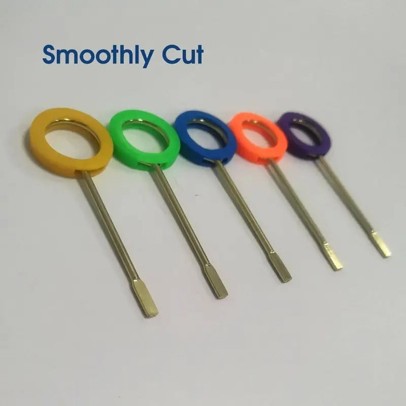 Emergency Key for Interior Bedroom Door with Key Caps - Compatible with 5-Drawer Locks, Durable Metal Construction, Easy Installation, No Tools Needed, Secure Locking Mechanism