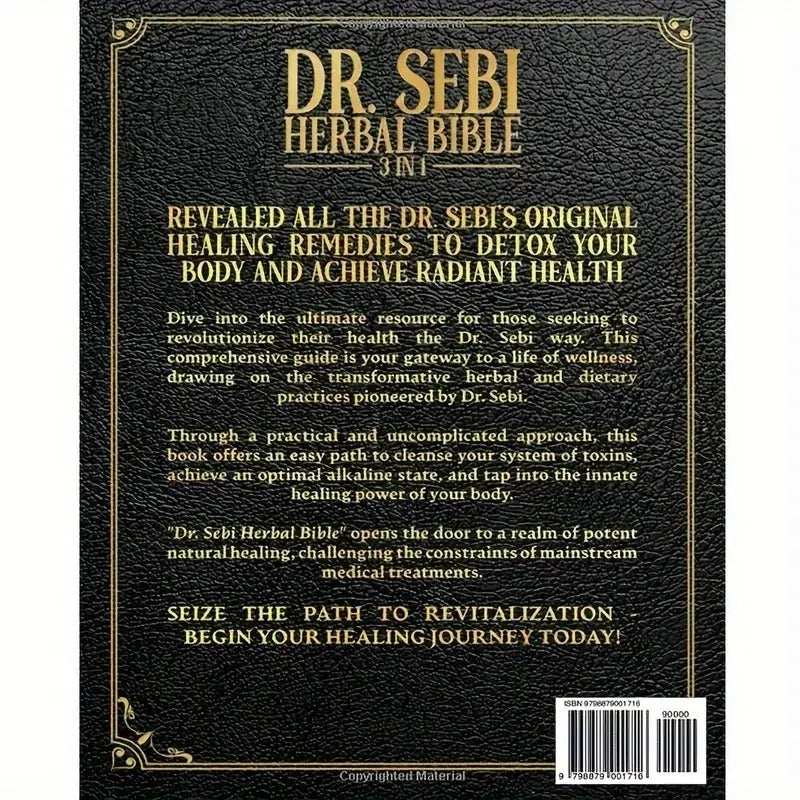 The De Sebi Herbal Bible: A Comprehensive Guide That Introduces De Sebi's Healing Herbs for Complete Body Cleansing And Lasting Health. Softcover - Written By Valeria-Cruz Mendez, Revealing