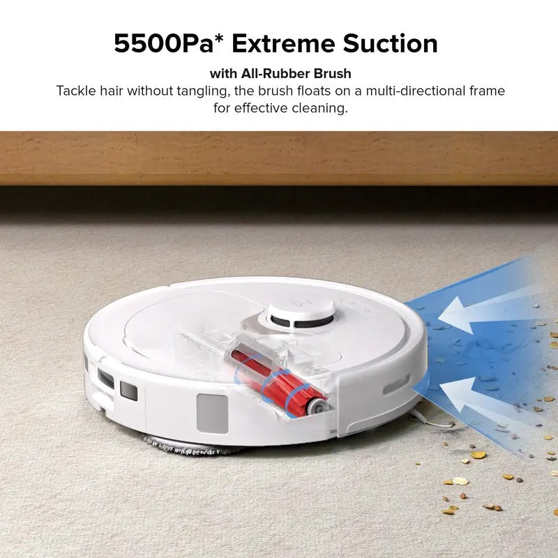 Roborock QXrevo Robot Vacuum and Mop with Self-Emptying, Self-Drying, 5,500Pa Suction, Obstacle Avoidance