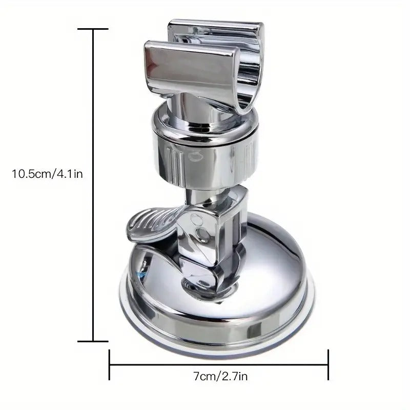 Suction Cup Shower Head Stand, Adjustable Height Stand Without Drilling, Bathroom, Shower, Toilet, Home, Rental House, Adsorption, Nail-free