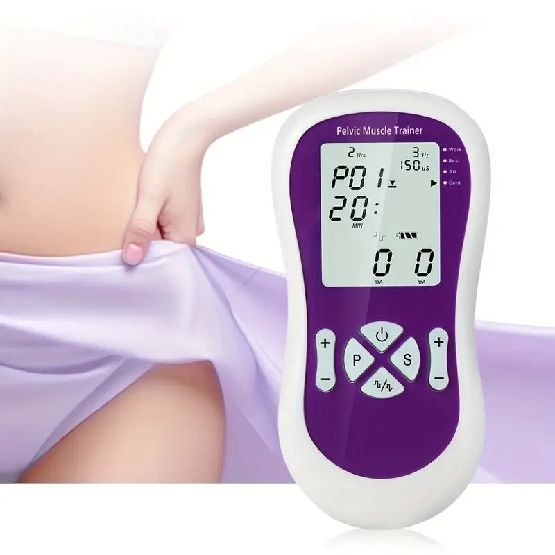 Pelvifine KM518 Women’s Kegel Exerciser - 8 Program TENS Unit for Bladder Control & Pelvic Floor Strengthening, Battery-Powered EMS Device with Electrode Probe, Postpartum Rehabilitation & Incontinence Relief, Discomfort