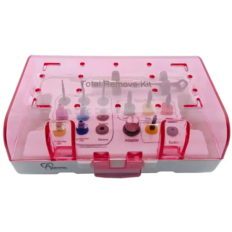 ARTIFOL Set of 13 Pcs Total Remover Kit SOS Broken Screw & Fixture, Screw Remover Kit # OS1057