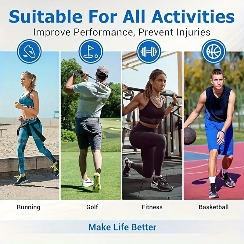 6-Pair Arch Support Compression Socks with Plantar Fascia Support, 15-20mmHg Pressure - Breathable Moisture-Wicking Athletic socks, Cushioned Ankle Stability