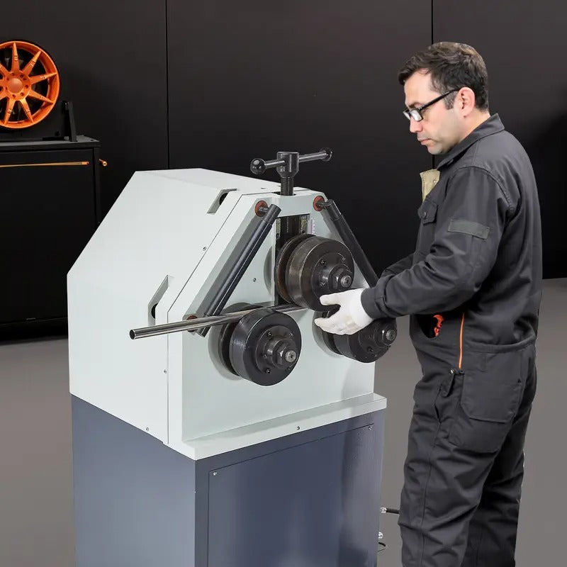 VEVOR 2.2KW Electric Roll Bending Machine 3-Roller Electric Pipe Tubing Bender Machine