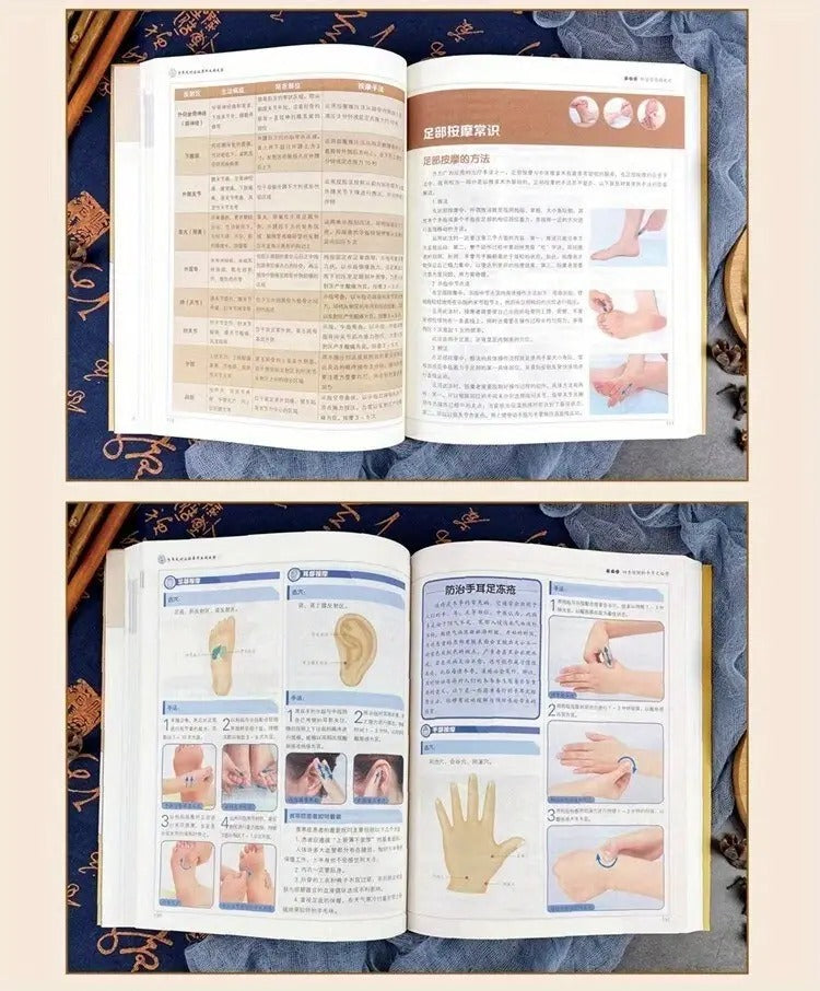 A Comprehensive Manual on Health And Wellness, Featuring Herbal Remedies And an All-Inclusive Guide to Reflexology Massage for Hands, Ears, And Feet Aimed at Illness Prevention. Chinese Version