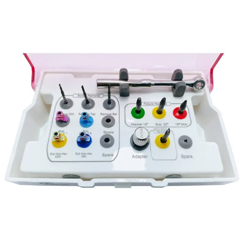 ARTIFOL Set of 13 Pcs Total Remover Kit SOS Broken Screw & Fixture, Screw Remover Kit # OS1057