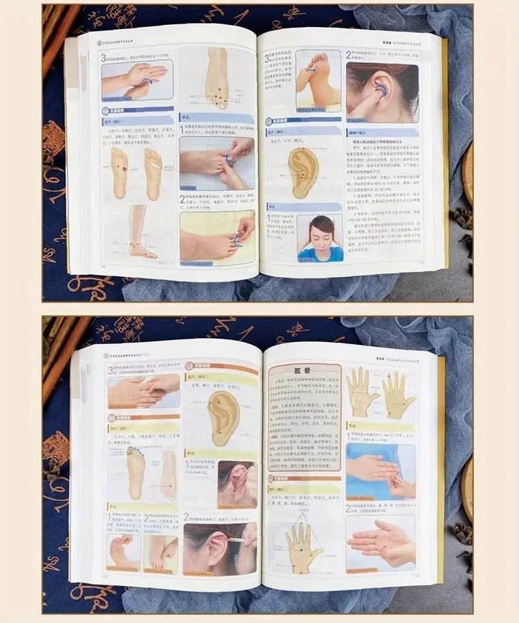 A Comprehensive Manual on Health And Wellness, Featuring Herbal Remedies And an All-Inclusive Guide to Reflexology Massage for Hands, Ears, And Feet Aimed at Illness Prevention. Chinese Version