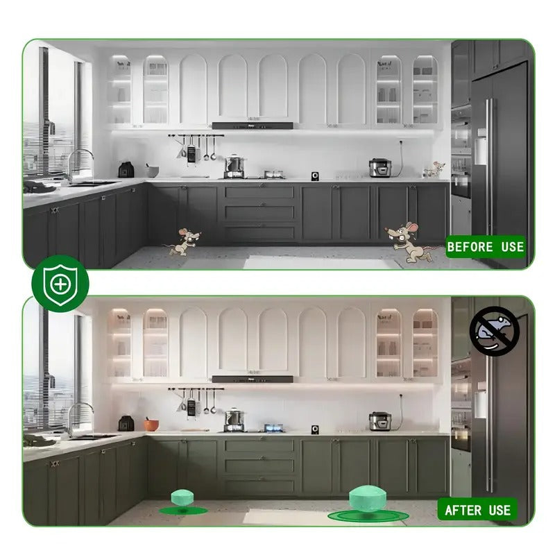 24 Pack (26g per Piece) -Mouse Rodent Repellent, Peppermint Lemon Oil Mice Repellent for Squirrel Rats Spider Pests, Natural Deterrent for Kitchen, Warehouse, Car, Indoor, Outdoor, Safe for Pets & Family