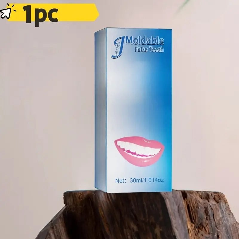 DIY dentures, thermoplastic dentures, suitable for missing teeth, large cracks and other decorations, fashionable decorations, adjustable dentures, easy to use, unisex, suitable for daily life and dating